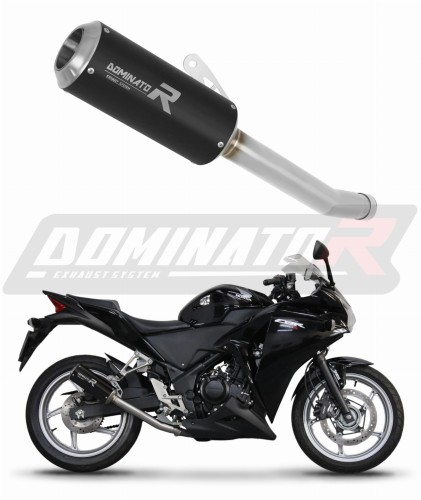 Auspuff Schalldämpfer DOMINATOR GP schwarz passend für Honda CBR 250 R 2011  2013 6