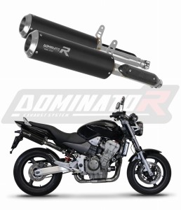 Honda CB 900F HORNET 2002 - 2007 Schalldämpfer Auspuff GP BLACK + dB killer medium