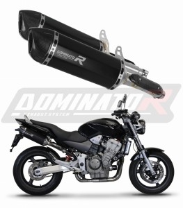 Honda CB 900F HORNET 2002 - 2007 Schalldämpfer Auspuff HP1 BLACK + dB killer medium
