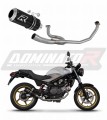 komplette Auspuffanlage mit Schalldämpfer DOMINATOR Full System GP schwarz passend für Honda VTR 250 2009  2015 6
