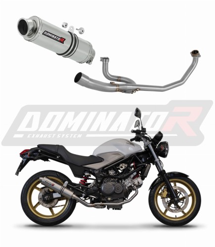 komplette Auspuffanlage mit Schalldämpfer DOMINATOR Full System GP1 passend für Honda VTR 250 2009  2015 6