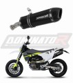 exhaust muffler DOMINATOR HP1 BLACK fits to Husqvarna 701 SM Supermoto 2021  2023 7
