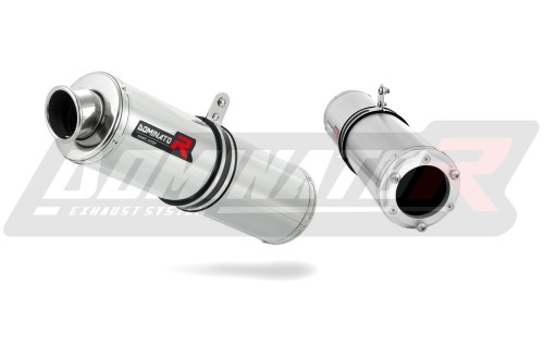 Auspuff Schalldämpfer DOMINATOR rund passend für Hyosung GT 650  3