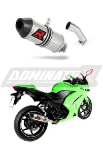 Kawasaki ZX250R 2008 - 2012 Exhaust Silencer Muffler HP3 + dB killer medium