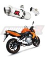 wydech tłumik DOMINATOR Owalny pasujący do motocykla Kawasaki ER - 6 N / F 650 2006 - 2008 6