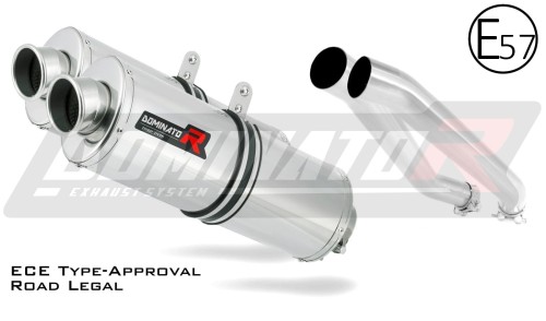 Auspuff Schalldämpfer DOMINATOR homologiert OVAL passend für Z1000 2003  2006 5
