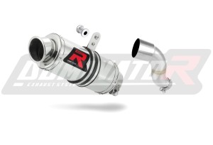 Kawasaki ZX3R ZX 300R Schalldämpfer Auspuff GP1 + dB killer medium
