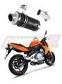 wydech tłumik DOMINATOR GP1 CZARNY pasujący do motocykla Kawasaki ER - 6 N / F 650 2009 - 2011 6