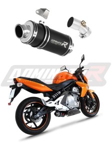 Kawasaki ER - 6 N / F 650 2009 - 2011 Schalldämpfer Auspuff GP1 BLACK + dB killer medium