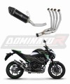 complete exhaust system with muffler DOMINATOR Full System HP8 BLACK fits to Kawasaki Z800 2013  2016 7