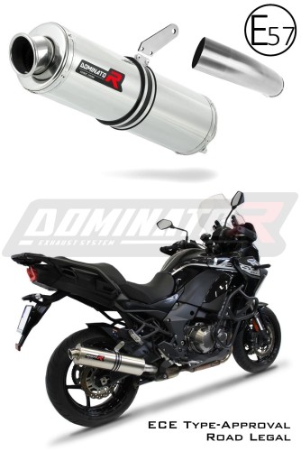 Auspuff Schalldämpfer DOMINATOR homologiert rund passend für VERSYS 1000 2019  2024 8