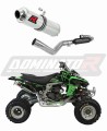 komplette Auspuffanlage mit Schalldämpfer DOMINATOR Full System GP1 passend für Kawasaki KFX 450 2008  2014 6