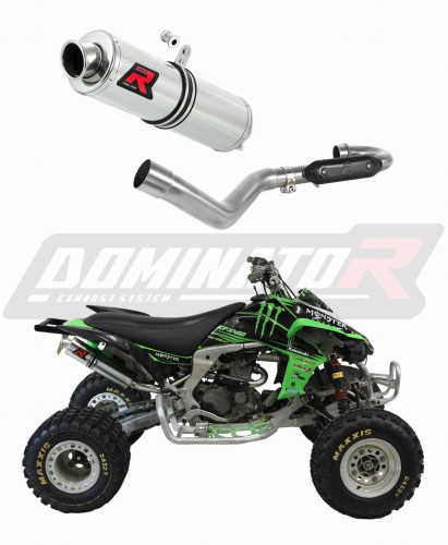komplette Auspuffanlage mit Schalldämpfer DOMINATOR Full System GP1 passend für Kawasaki KFX 450 2008  2014 6