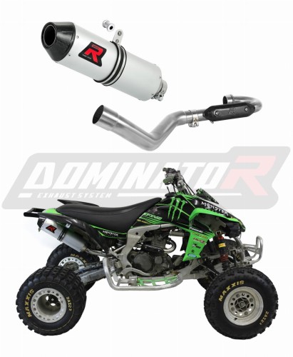 kompletny układ wydechowy z tłumikiem DOMINATOR Full System MX2 pasujący do motocykla Kawasaki KFX 450 2008 - 2014 6