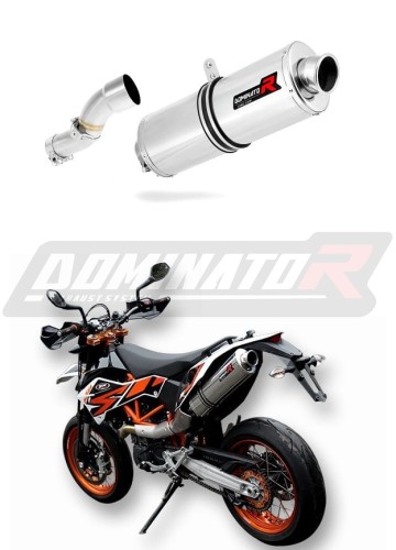 Auspuff Schalldämpfer DOMINATOR OV passend für KTM 690 SMC 2008  2011 4