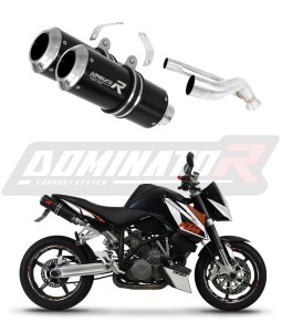KTM 990 SUPER Duke 2005 - 2013 Schalldämpfer Auspuff GP BLACK + dB killer medium