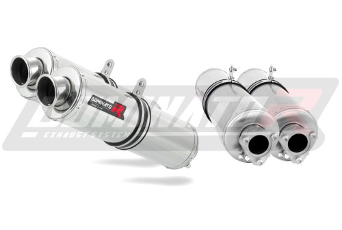 Auspuff Schalldämpfer DOMINATOR rund passend für KTM 990 SMT Supermoto Touring  3