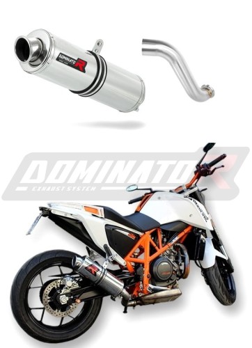 Auspuff Schalldämpfer DOMINATOR rund passend für KTM 690 Duke 2012  2018 5