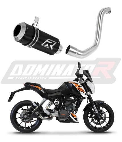 Auspuff Schalldämpfer DOMINATOR GP schwarz passend für KTM 125 Duke 2012  2016 6