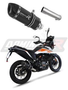 KTM 390 Adventure 2020 - 2024 Schalldämpfer Auspuff HP1 BLACK + dB killer medium