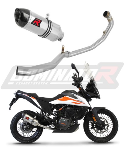 complete exhaust system with muffler DOMINATOR Full System HP1 fits to KTM 390 Adventure 2020  2023 5