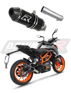 KTM 390 Duke 2021 - 2023 Schalldämpfer Auspuff HP3 BLACK + dB killer medium