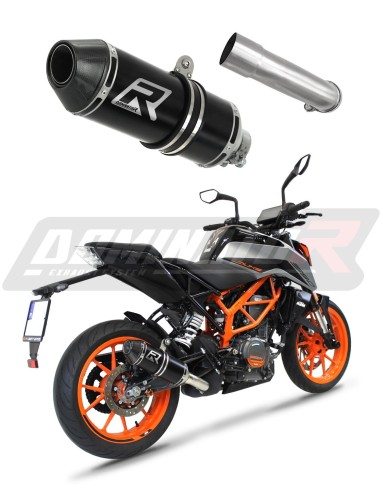 Auspuff Schalldämpfer DOMINATOR HP3 schwarz passend für KTM 390 Duke 2021  2023 6