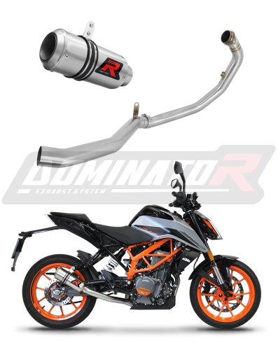 komplette Auspuffanlage mit Schalldämpfer DOMINATOR Full System GP passend für KTM 390 Duke 2021  2023 5