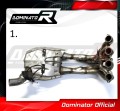 S1000R Exhaust Cat Eliminator Catalyst Catalytic Converter Linkpipe Decat Downpipe 2014 - 2016 DOMINATOR 1