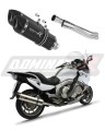 Auspuff Schalldämpfer DOMINATOR HP1 schwarz passend für BMW K1600 GT GTL 2011  2023 3
