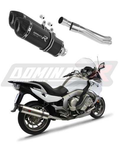 Auspuff Schalldämpfer DOMINATOR HP1 schwarz passend für BMW K1600 GT GTL 2011  2023 3