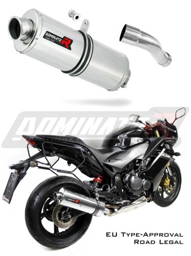 Auspuff Schalldämpfer DOMINATOR homologiert OVAL passend für CBR 600 F 2011  2015 4