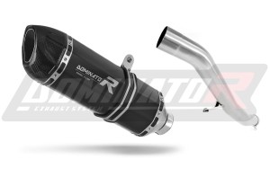 Kawasaki GTR 1400 2007 - 2009 Schalldämpfer Auspuff HP1 BLACK + dB killer medium