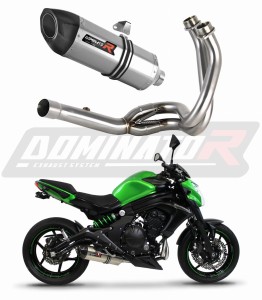 ER-6 N / F 650  2012 - 2016 Exhaust Schalldämpfer HP5 + Auspuffkrümmer + dB killer