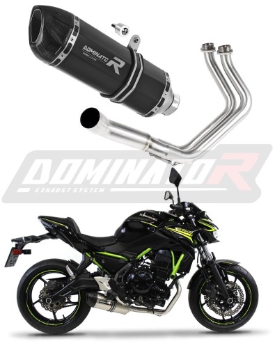 Kawasaki  Z650 2017 - 2022 EXHAUST Collector Manifold Full System Muffler Auspuff Sportauspuff Silencer Echappement Silencieux Scarico Scarichi Escape Wydech Tłumik HP1 Dominator Exhaust System x