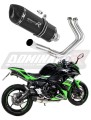 kompletny układ wydechowy z tłumikiem DOMINATOR Full System HP1 CZARNY pasujący do motocykla Kawasaki NINJA 650 2017 - 2022 3
