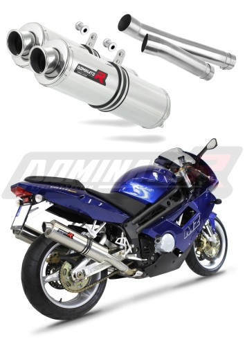 Auspuff Schalldämpfer DOMINATOR rund passend für MuZ MZ 1000 S 2004  2007 6