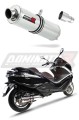 Auspuff Schalldämpfer DOMINATOR rund passend für Piaggio X10 125 2012  2016 5