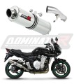 Auspuff Schalldämpfer DOMINATOR rund passend für Suzuki GSF 650 BANDIT N / S 2007  2016 6