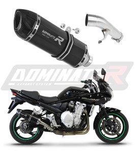 Suzuki GSF 1250 N / S BANDIT 2007 - 2016 Schalldämpfer Auspuff HP1 BLACK + dB killer medium