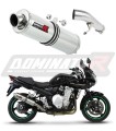 Auspuff Schalldämpfer DOMINATOR rund passend für Suzuki GSF 1250 N / S BANDIT 2007  2016 6