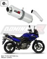 Auspuff Schalldämpfer DOMINATOR homologiert OVAL passend für DL 650 VSTROM 2004  2006 6
