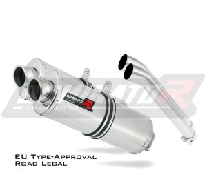 DL 1000 V-STROM Homologated Exhaust Schalldämpfer OVAL 2002 - 2012