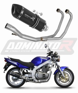 Suzuki GS 500E 1989 - 2009 Auspuffanlagen Schalldämpfer HP1 BLACK + dB killer medium