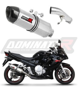 Suzuki GSXF 650 2007 - 2016 Exhaust Silencer Muffler HP1 + dB killer medium