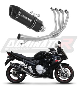 Suzuki GSXF 650 2007 - 2016 Auspuffanlagen Schalldämpfer HP1 BLACK + dB killer