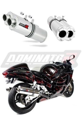 Auspuff Schalldämpfer DOMINATOR OV passend für Suzuki GSXR 1300 Hayabusa 1999  2007 6