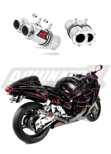 Auspuff Schalldämpfer DOMINATOR GP1 passend für Suzuki GSXR 1300 Hayabusa 1999  2007 6