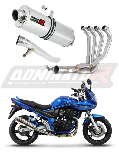 komplette Auspuffanlage mit Schalldämpfer DOMINATOR Full System OV passend für Suzuki GSF 650 BANDIT N / S 2005  2006 6