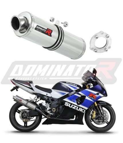 wydech tłumik DOMINATOR Bolt-on Okrągły pasujący do motocykla Suzuki GSXR 1000 K1 - K4 2001 - 2004 6